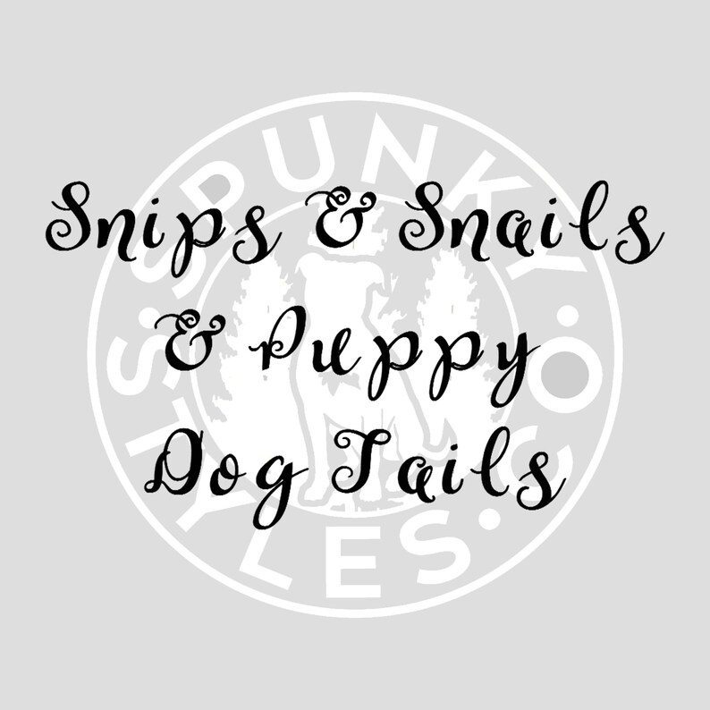 Puppy Dog Tails Custom Monogram Addition // Personalized Dog Etsy
