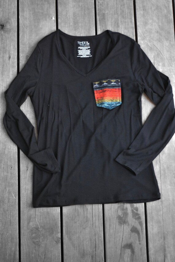 Matching Long Sleeve Pocket T Shirt to 