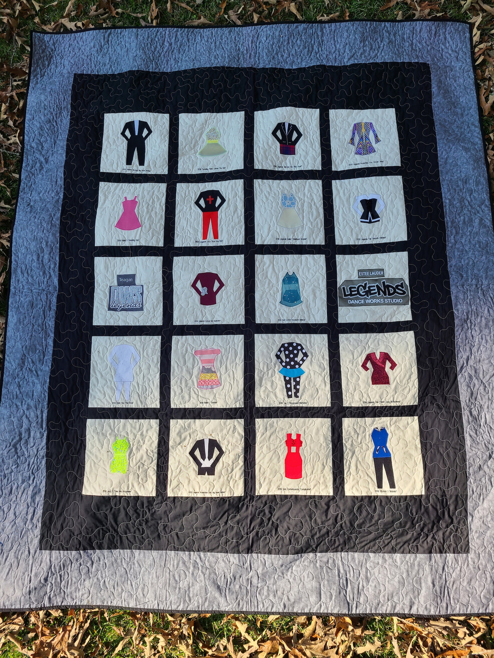 Dance Costume Quilt Etsy