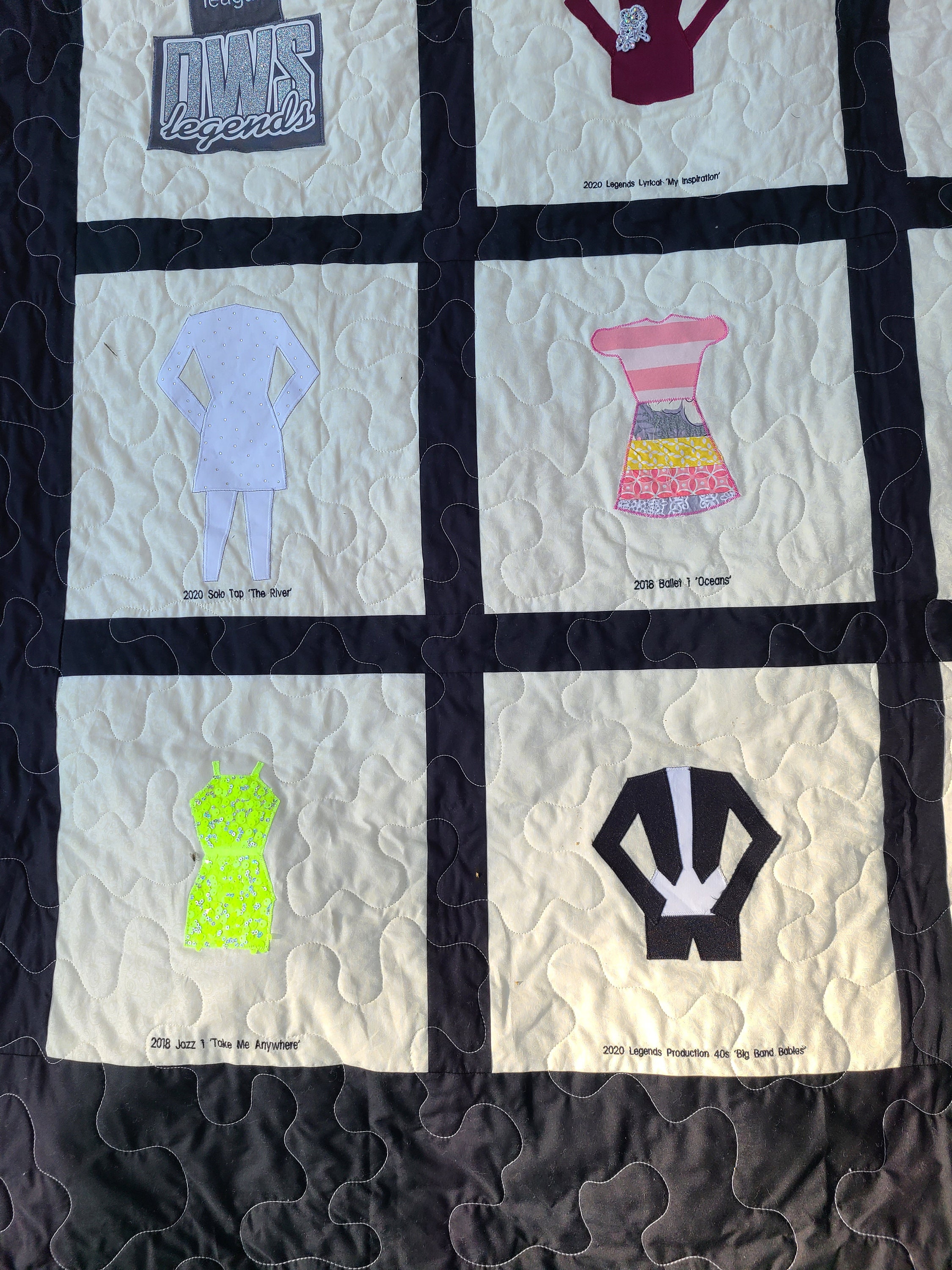 Dance Costume Quilt Etsy