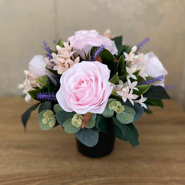 Grave Pots With Artificial Flowers Etsy UK