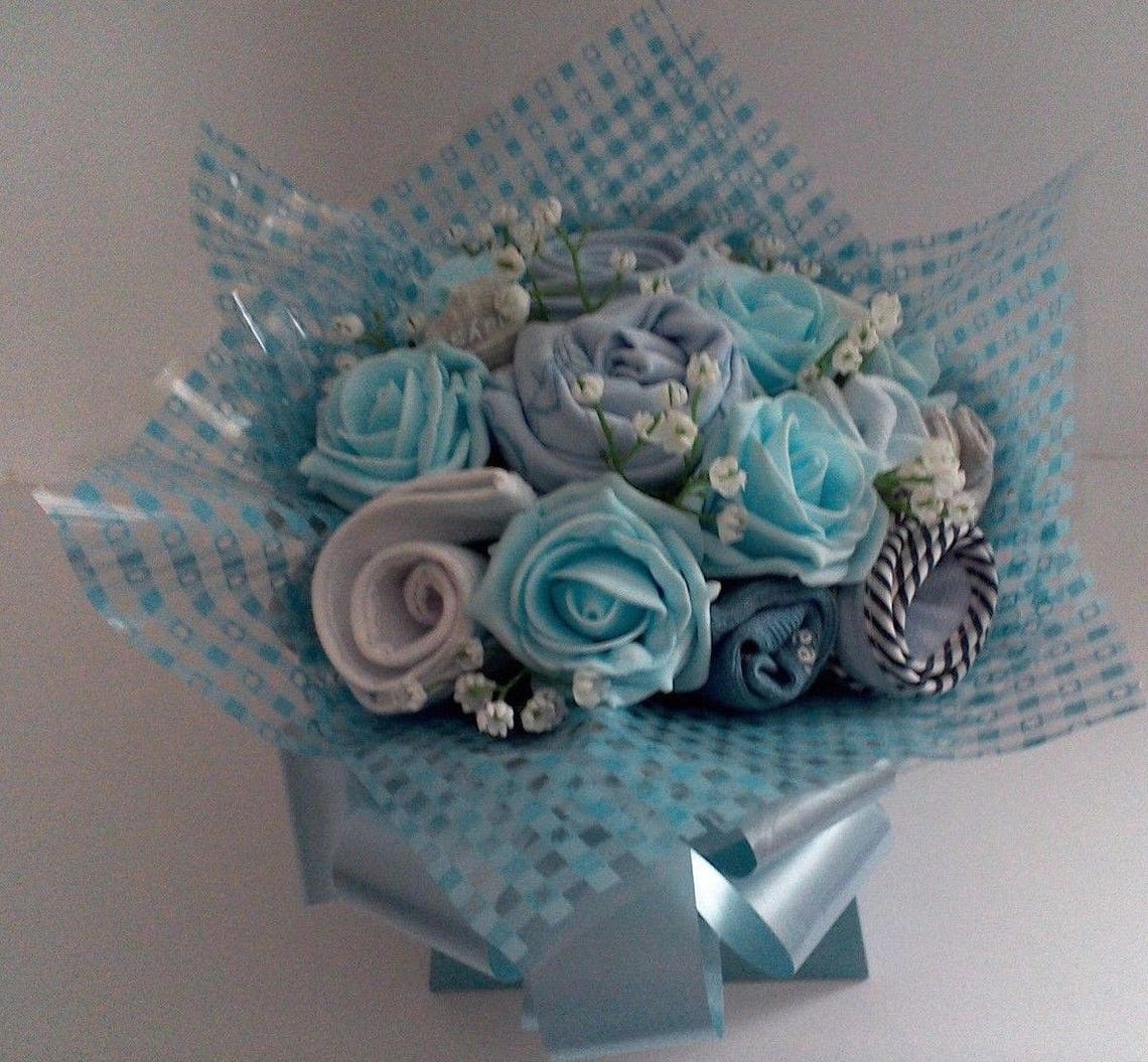 Baby Clothes Bouquet Gift Baby Shower Gift New Mum Gift Etsy UK