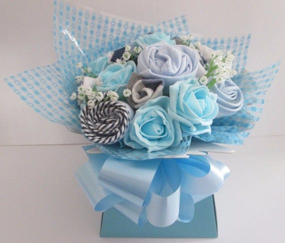 Baby Shower Gift New Baby gift Unisex Christmas Baby Bouquet of Baby Clothes