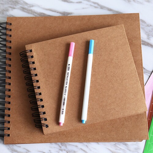 Spiral Large Kraft Scrapbook Albuminstax Photo Album DIY Etsy