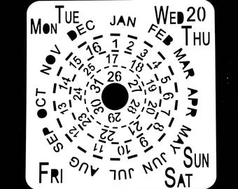 weekly  stencil /Journal Stencil /Notebook Stencil/ date  stencil /number stencil /Bullet Journal Stencil/ plastic Stencil