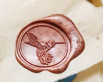 Humming bird Wax Seal Stamp/Bird Wax Seal Stamp/ Wedding wax seal stamp/ wedding wax seal kit
