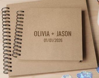 Custom Spiral Large Kraft Scrapbook Album,Instax photo album, DIY Blank album, wedding album, Kraft Scrapbook album,