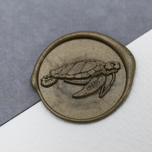 Sea Turtle Wax Seal Stamp/ocean Animal Wax Seal Stamp/cute sealing /birthday or wedding  gift box set