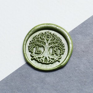 Celtic Heart 20mm Wax Seal Stamp Perfect Custom Gift Supplied With 1 Red  Wax Stick and Pouch 