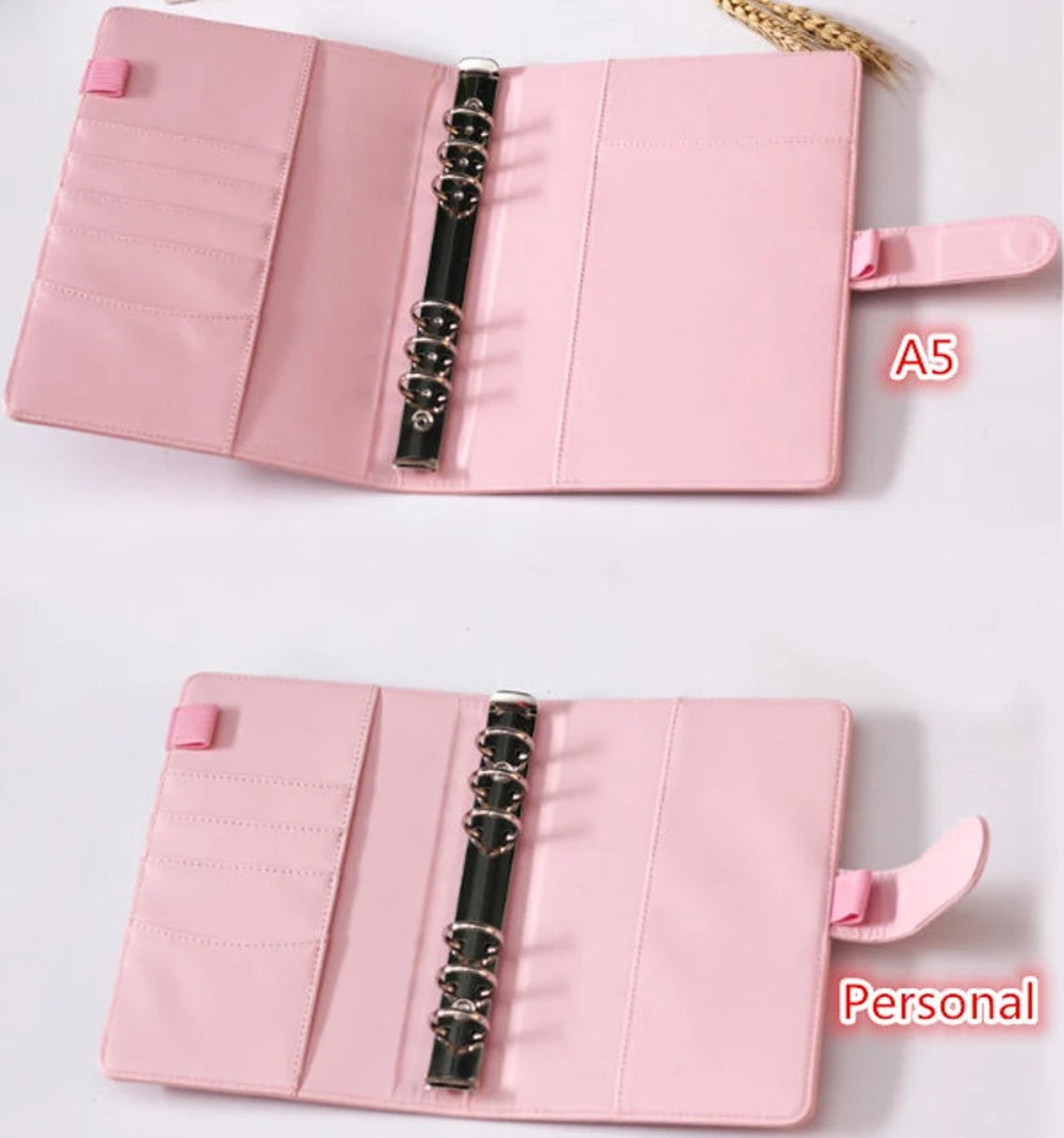 A5 Solid Color Planner Binder 6 Ring Binder Personal Size Etsy