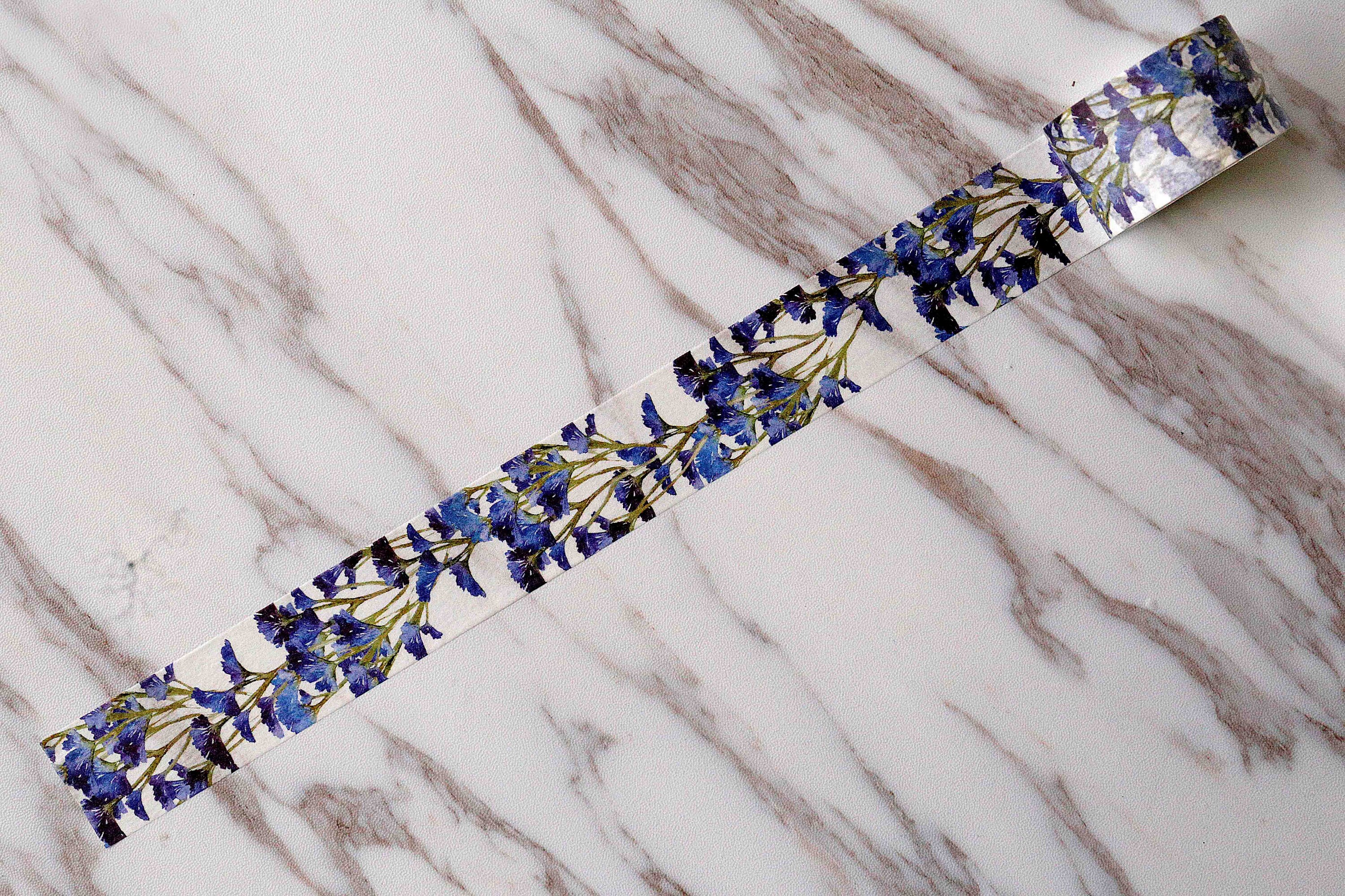 Lavender Washi Tapes / Purple Flowers Washi Tape/ beautiful Etsy