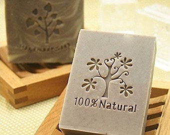 Natural Tree Soap Stamp 100%  Seal Mold Tree Soap Stamp Acrylic soap stamp tree