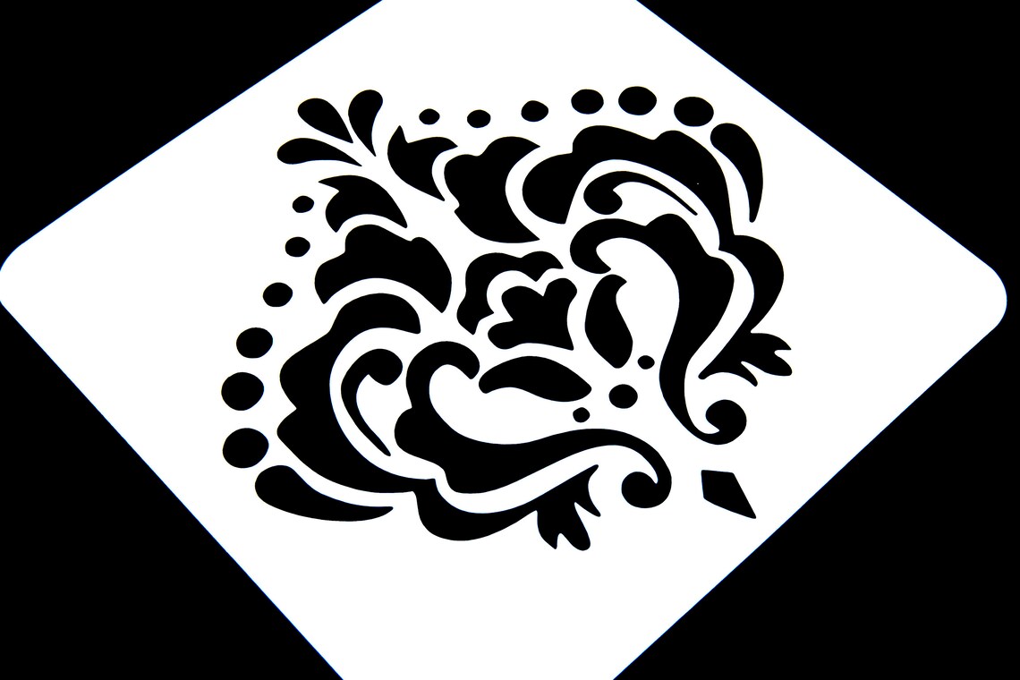 Victorian Decor Stencil /fleur De Stencil /notebook - Etsy