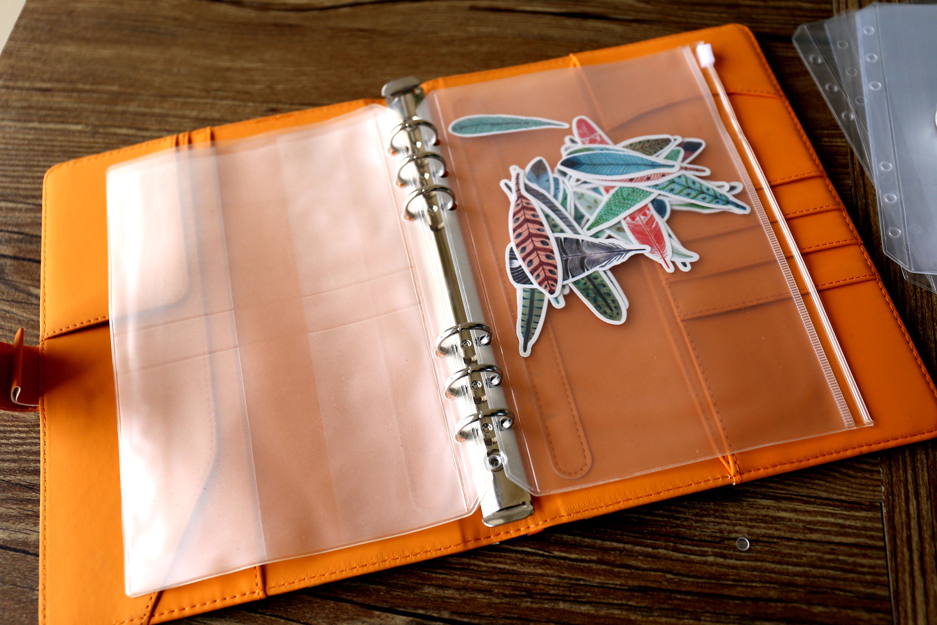 A5/A6 Zipper Pouch/pvc Pouch/stickers Storage/insert/card Etsy UK