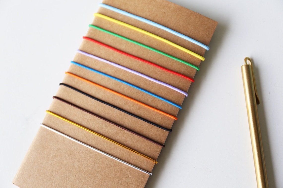 Extra Elastic Band for Midori Travelers Notebook/ Leather Etsy
