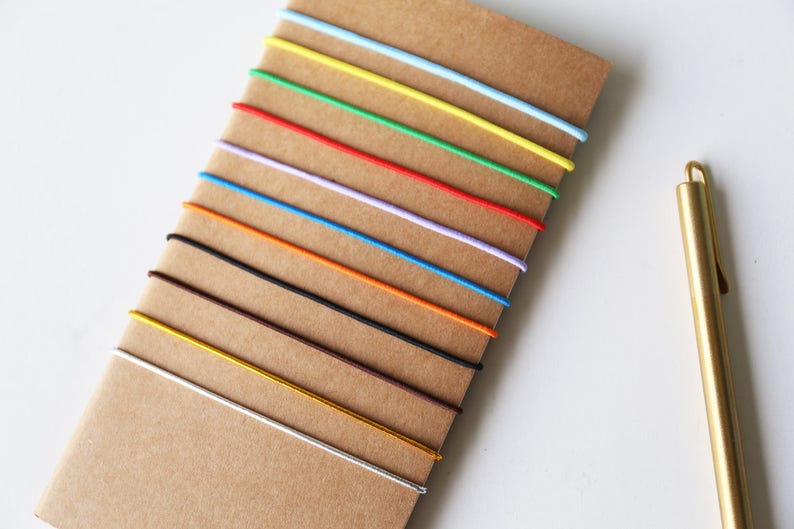 Extra elastic band for Midori Travelers Notebook/ Leather Etsy