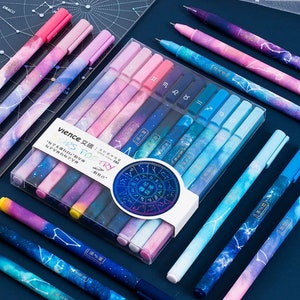 Set of 5 Candy Color Pens 5 Pen Set, Black Ink, Pastel Pens, Aesthetic  Pens, Kawaii Pens, Cute Stationary, School Supplies, Full Set 5 
