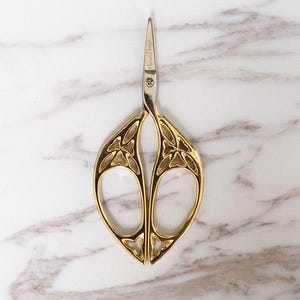 Gold butterfly shape Scissors /Gold Antique Vintage Scissors /Custom engrave embroidery scissors/cute stationery/planner accessories