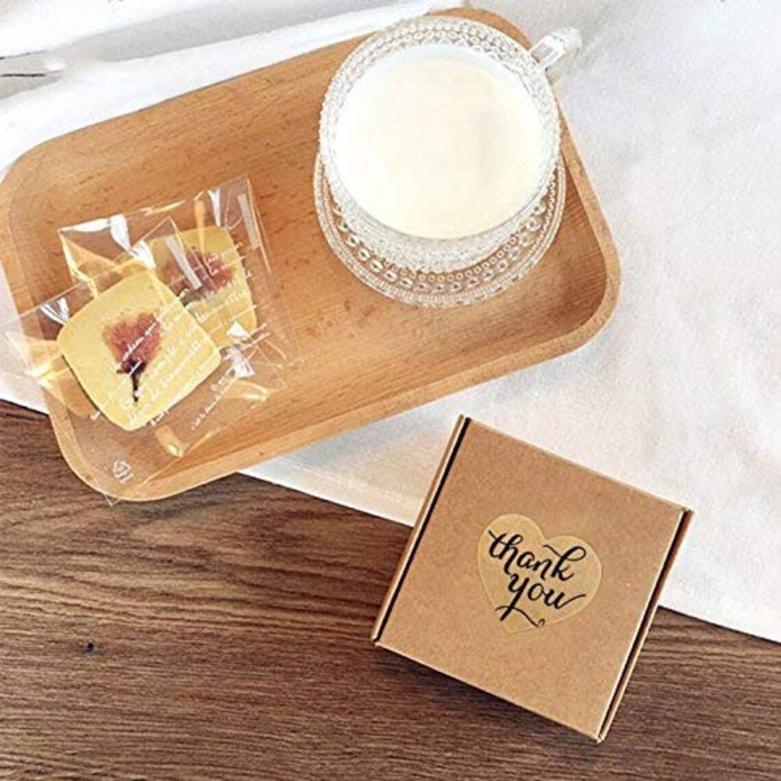 Thank You Stickers Heart Shape/ Heart Stickers Roll/ Packaging | Etsy