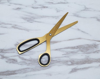 Gold  Scissors /Gold Antique Vintage Scissors /custom engrave Desk Accessories Scissors/cute stationery/planner accessories