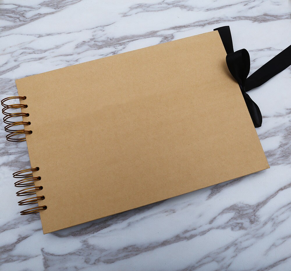 Spiral A4 Kraft Scrapbook Albuminstax Photo Album DIY Blank Etsy UK