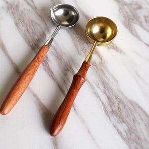 2 Different Size Wax Spoon /Seals melting tool /wax spoon /seal tool