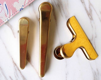 Brass Metal Paper Clips/ Metal Paper Clip/Binder Clips,/Office Supplies