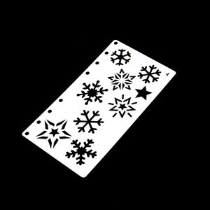 Winter Bullet Journal Stencil/snowflake Stencil /notebook - Etsy