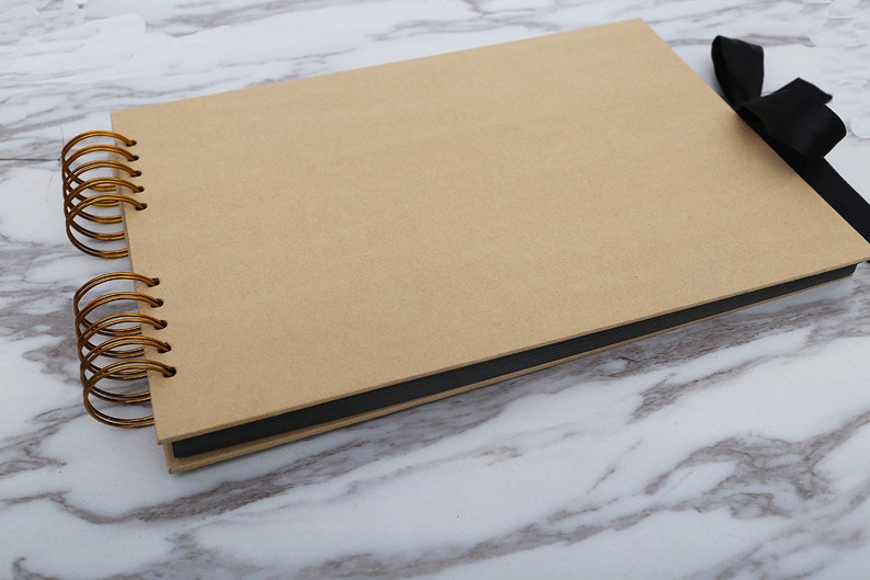 Spiral a4 Kraft Scrapbook AlbumInstax photo album DIY Blank Etsy
