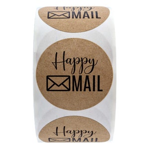 Happy mail stickers roll/ air mail stickers/ envelope stickers/ happy mail tape