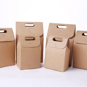Kraft wedding favor bags /Gift package / Wedding favors/Kraft Paper Bags with Handle