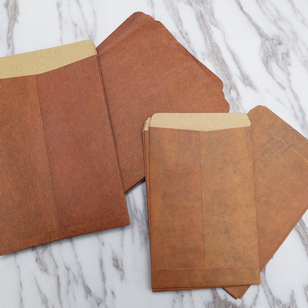 vintage  Paper Envelope / kraft Paper Envelopes/ DIY Letter Envelopes  /Kraft Paper Envelopes /wedding envelopes