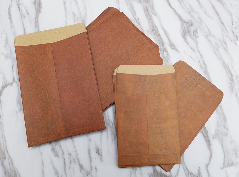 Vintage Paper Envelope / Kraft Paper Envelopes/ DIY Letter Etsy