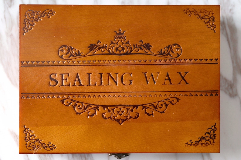 Custom Your Own Logo Wax Seal Box Set /wedding Gift Box Set Etsy