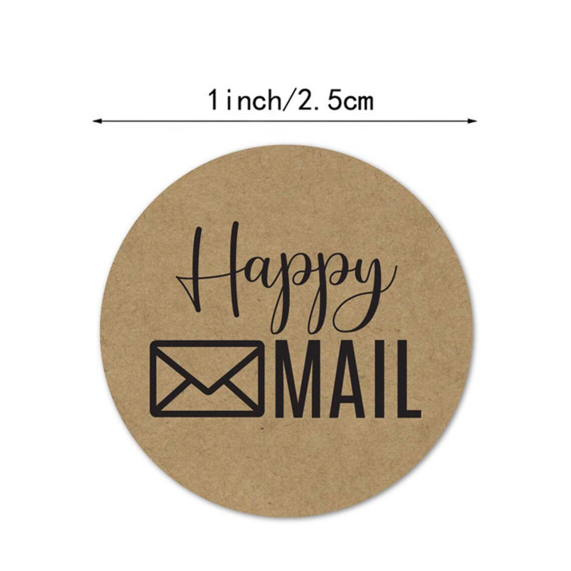 Happy Mail Stickers Roll/ Air Mail Stickers/ Envelope Etsy