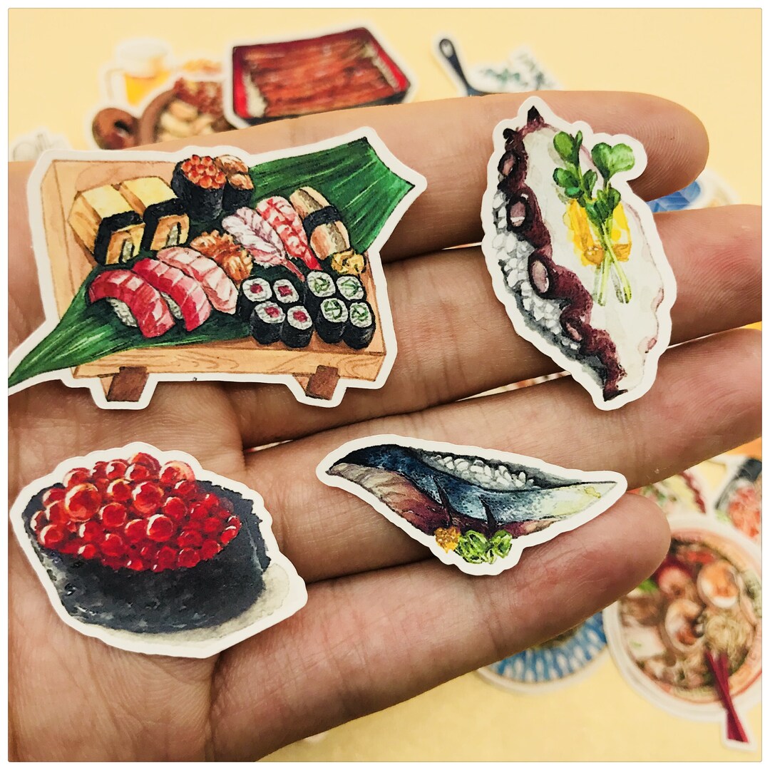 35pcs Japanese Food Stickers Set/planner Stickers/ Filofax Stickers/lap