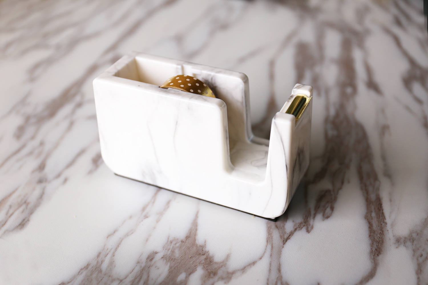 Acrylic Marble Tape Dispenser Minimalist Tape Dispenser Etsy