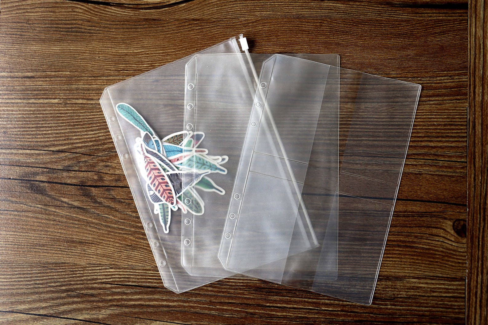 A5/A6 Zipper Pouch/pvc Pouch/stickers Storage/insert/card Etsy