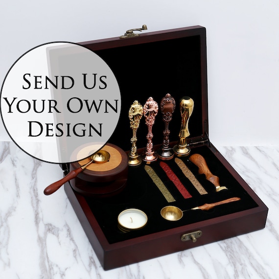 Fully Customized Wax Seal Stamp with Your Own Artwork