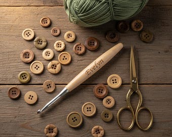 Custom Name Crochet Hook, personalized Crochet Hook, Crochet Hook Tool, Ergonomic Crochet Hook, Mother's Day Gift,Custom Gift for begginers