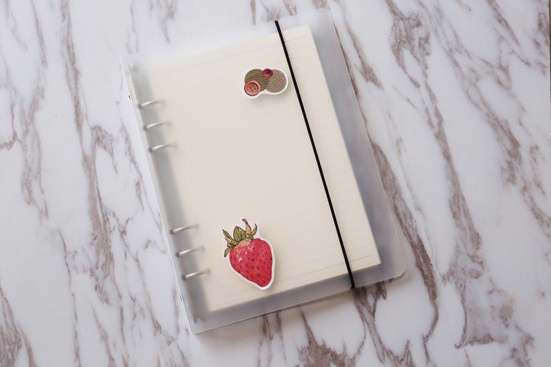 A5 Planner Binder Planner Cover Clear Plastic Binder 6 Ring Etsy