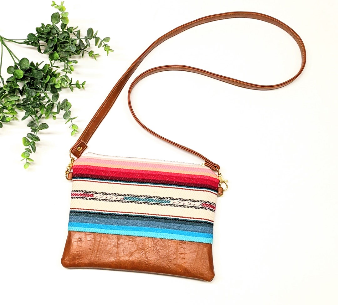 Small Crossbody Bag/ Southwest Bag/ Vegan Leather/ Boho Etsy