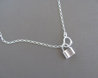 Lock necklace | Etsy