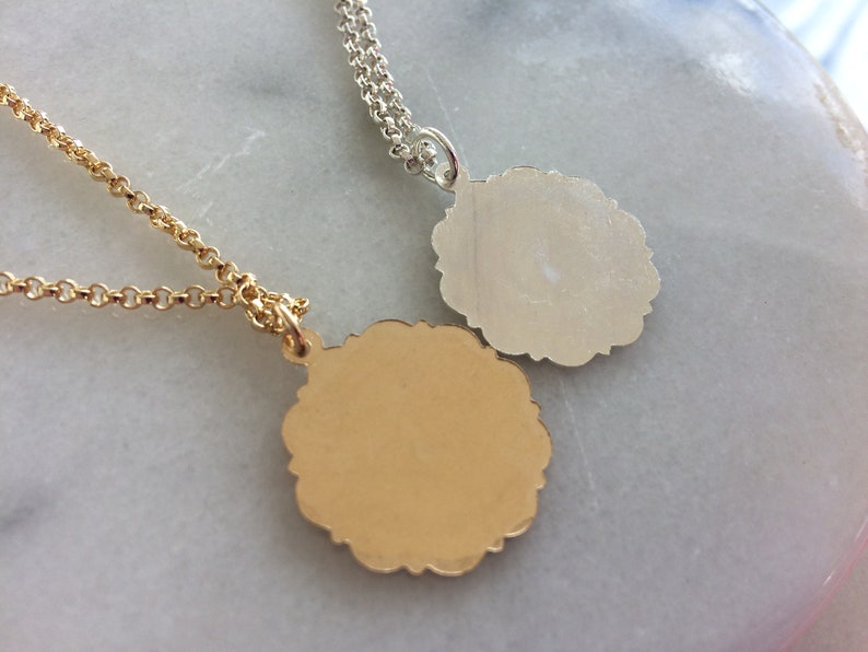 Gift for him Mens jewelry Mens Gold Filled St Christopher Necklace Sterling Coin necklace Travelers Necklace Gold Medallion Necklace