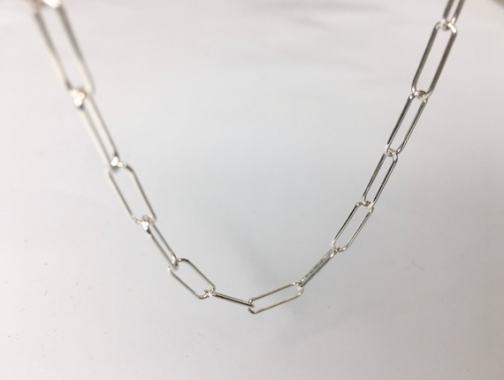 Sterling Silver Paperclip Chain 