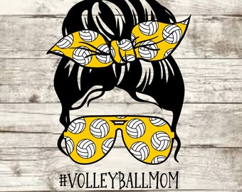 Download Volleyball Mom Svg Etsy