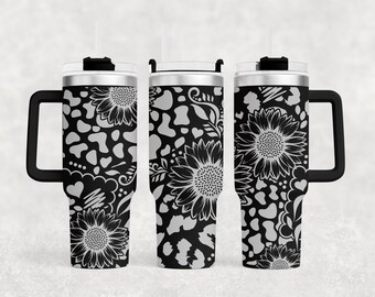 Laser Engraved Sunflower Mix