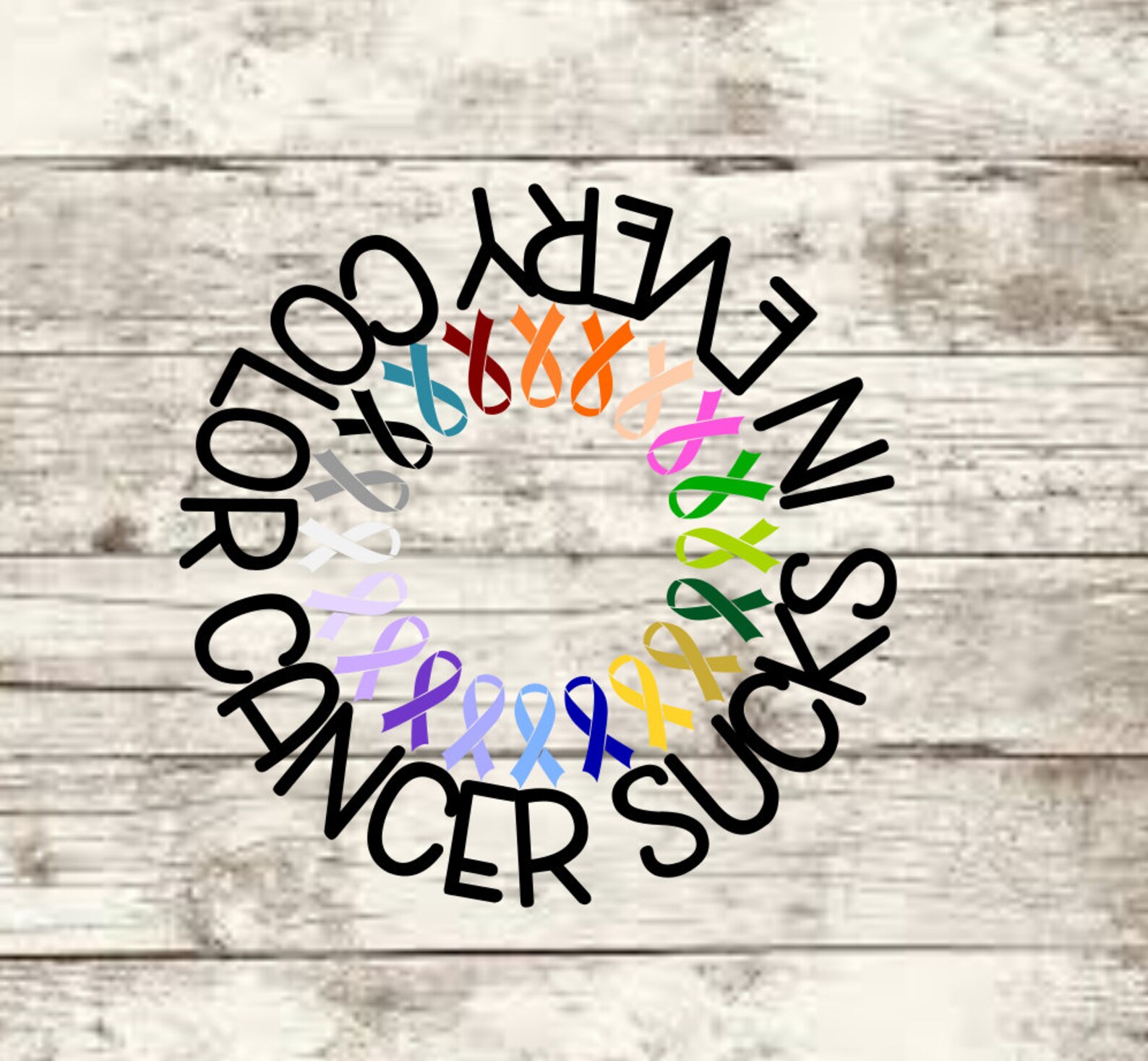 Cancer Sucks SVG | Etsy