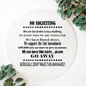 No Soliciting