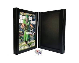 Lote de 2 Sports Illustrated Magazine Display Case Frame by GameDay Display ISSUES JULY 1994 and NEWER Only